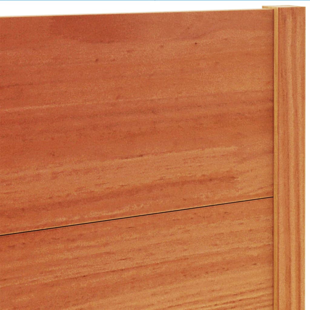 Headboard Wax Brown 150 cm Solid Wood Pine